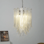 Silvae Veil Murano Glass Chandelier