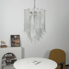 Silvae Veil Murano Glass Chandelier