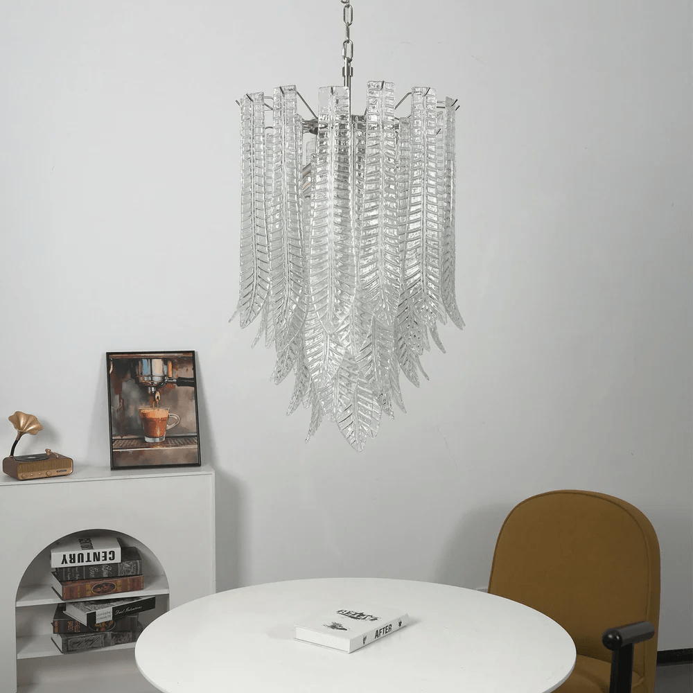 Silvae Veil Murano Glass Chandelier
