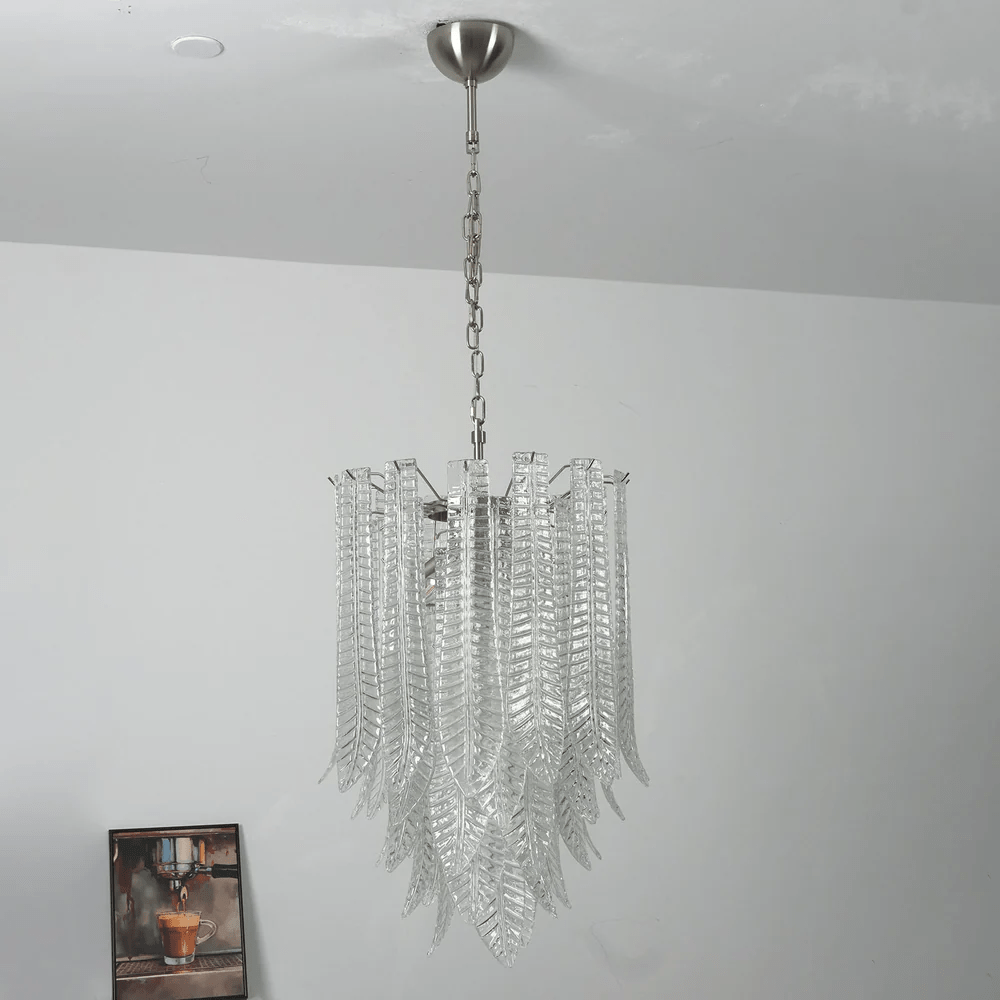 Silvae Veil Murano Glass Chandelier
