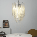 Silvae Veil Murano Glass Chandelier