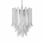 Silvae Veil Murano Glass Chandelier