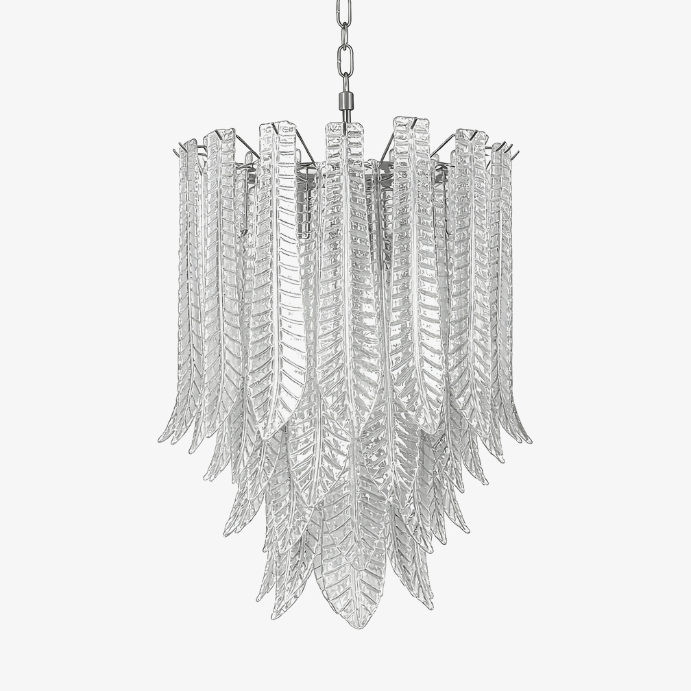 Silvae Veil Murano Glass Chandelier