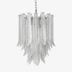 Silvae Veil Murano Glass Chandelier