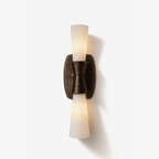 Opal Alabaster Twist Wall Sconce by Bling Lighting Studio