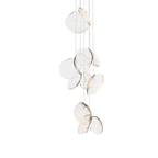 Luminous Glass Petals Pendant Lamp