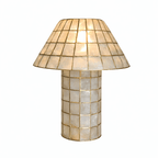 Pearl Shell Mosaic Table Lamp