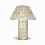 Pearl Shell Mosaic Table Lamp