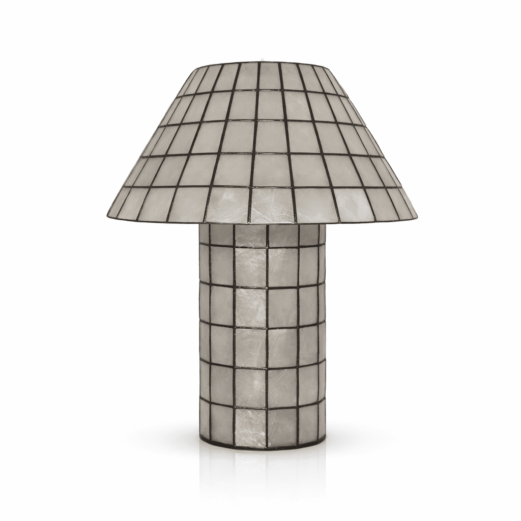 Pearl Shell Mosaic Table Lamp