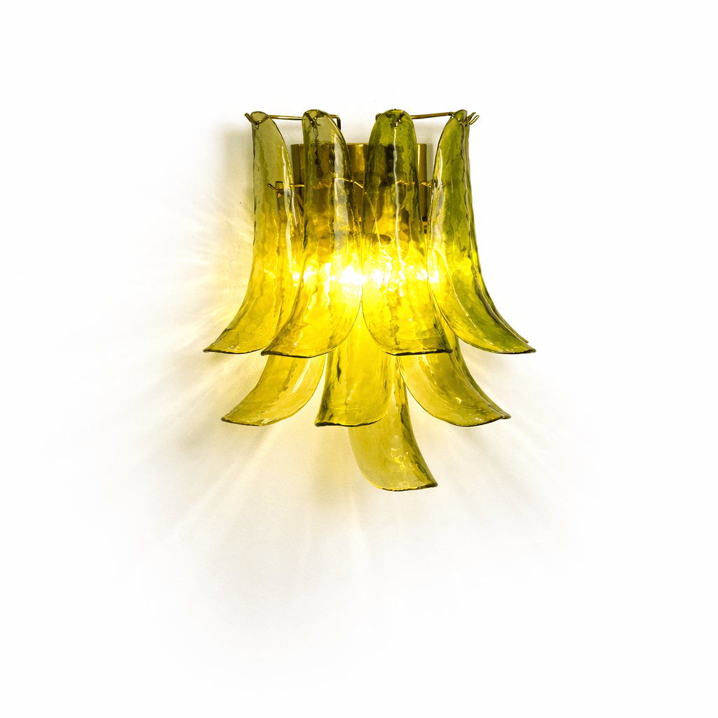 Petalo Glass Wall Light Murano lighting by Bling Lighting Studio