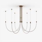 Serpentine Halo Chandelier