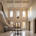 New Light Luxury Crystal Geometric Chandelier for Living Room/Dining Room/Bedroom