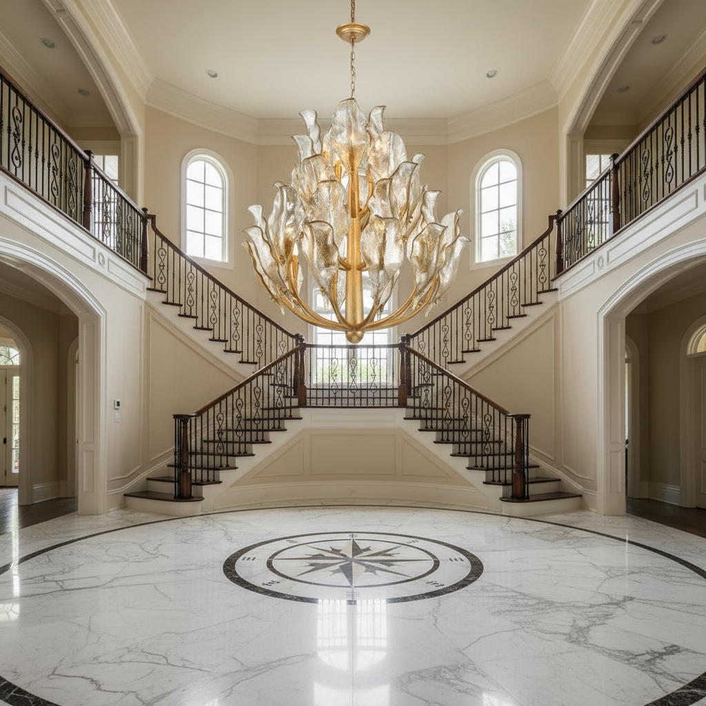 Tarot Modern Glass Chandelier