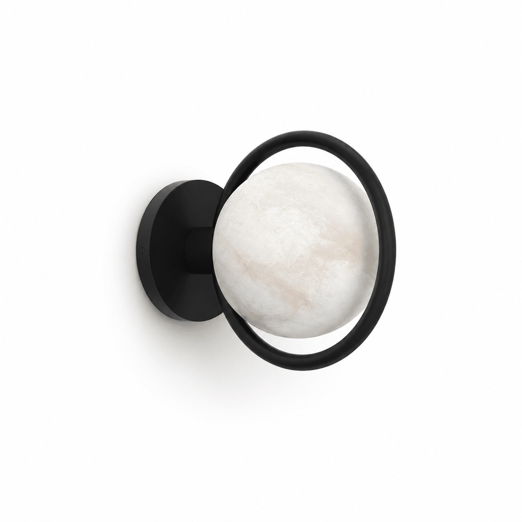Celestial Ring Alabaster Wall Lamp