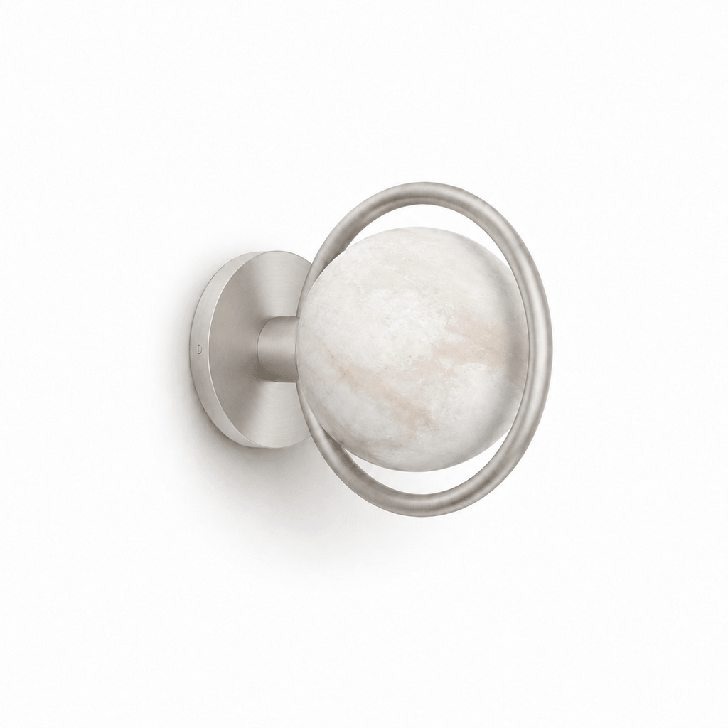Celestial Ring Alabaster Wall Lamp