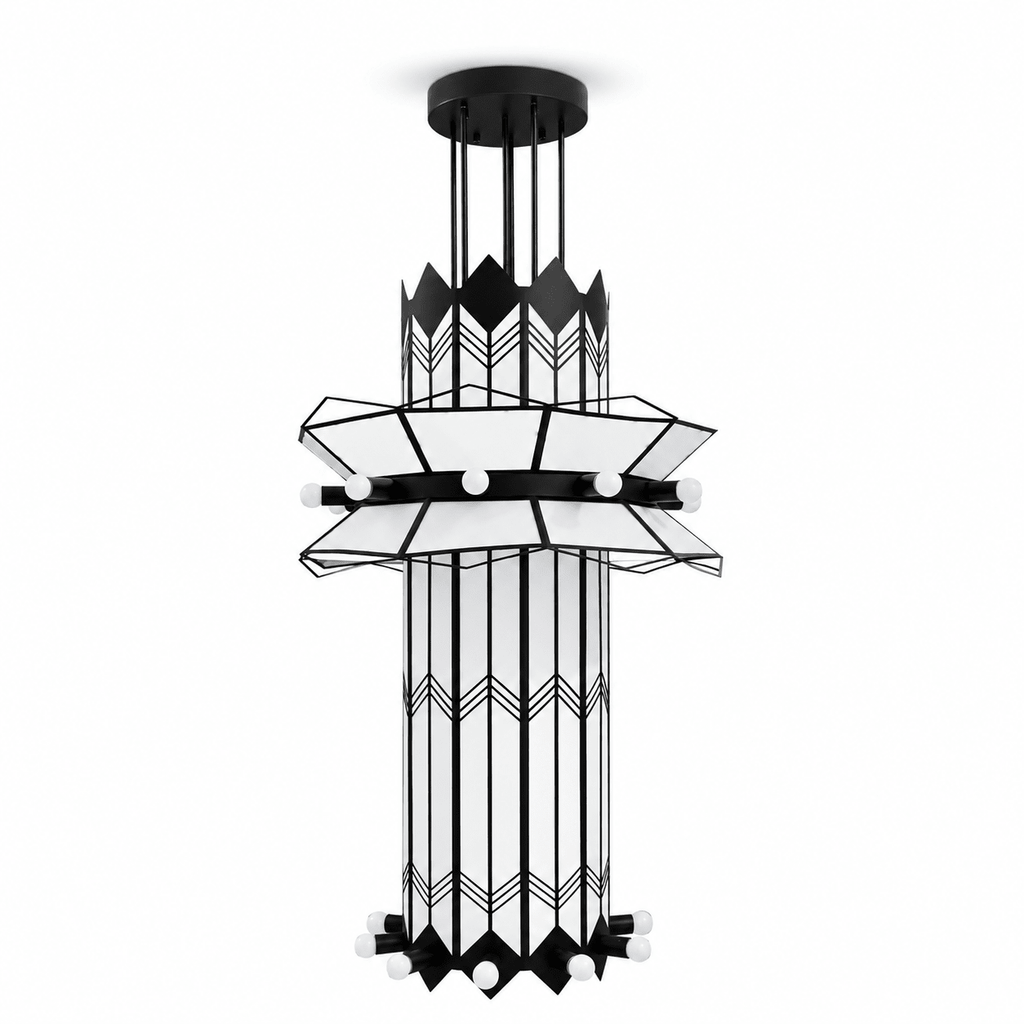 Rayonne Art Deco Chandelier