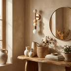 Stacked Sphere Marble Wall Sconce