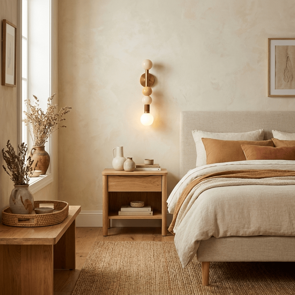 Stacked Sphere Marble Wall Sconce