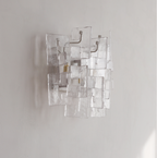 Stacked Murano Glass Wall Sconce