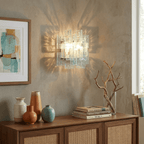Stacked Murano Glass Wall Sconce
