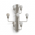 Raggiera Alabaster Globe Wall Sconce