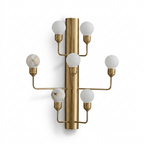 Raggiera Alabaster Globe Wall Sconce
