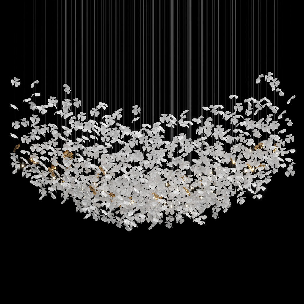 White Butterfly Cloud Chandelier