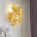 Maple Leaf Branch Wall Sconce by Bling Lighting Studio