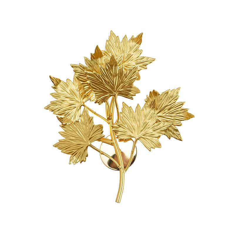 Maple Leaf Branch Wall Sconce by Bling Lighting Studio