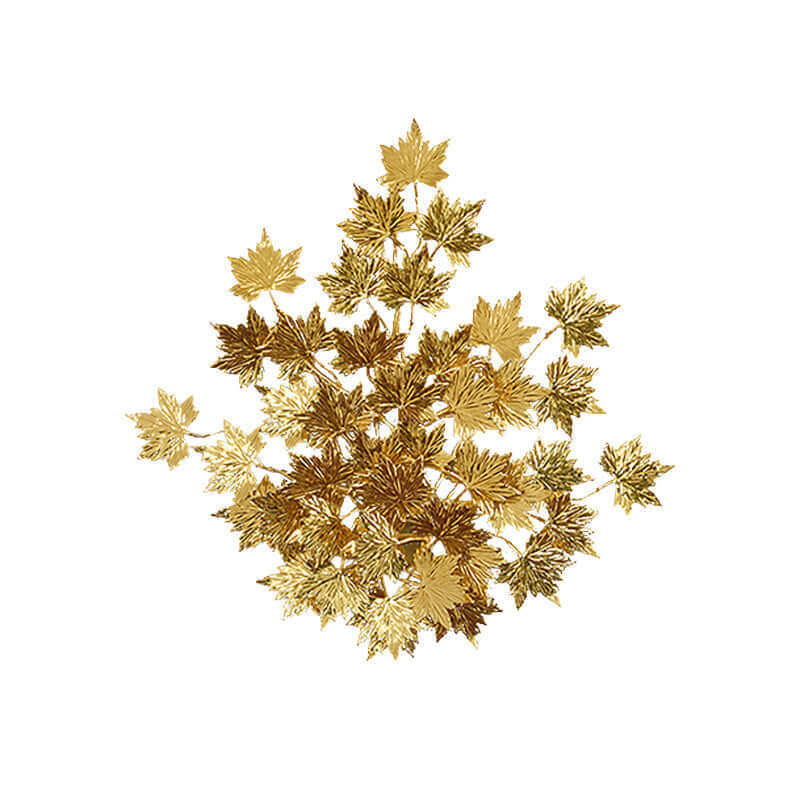 Maple Leaf Branch Wall Sconce by Bling Lighting Studio