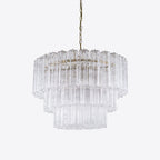 Medium Treviso Murano Chandelier 28"