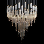 Crystal Tube Rain Chandelier