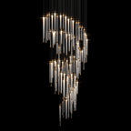 Linear Tube Rain Chandelier