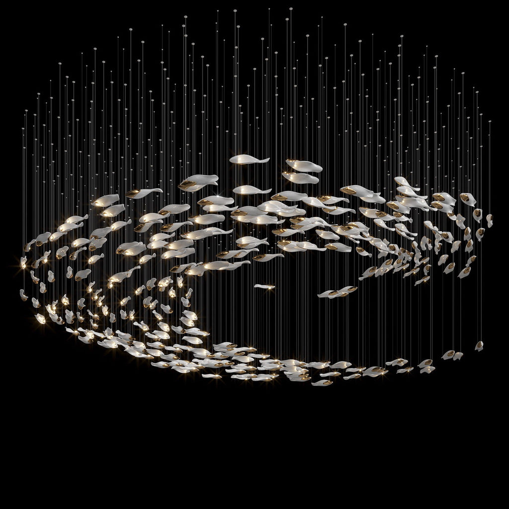 Smoke Glass Current Chandelier
