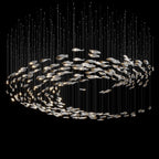 Smoke Glass Current Chandelier