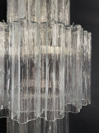 Murano Wall Lamp | 18 Clear Prism Glass | Set of 2