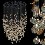 Crystal Prism Rain Chandelier