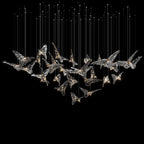 Crystal Bird Flock Chandelier