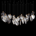 Smoke Shell Cluster Chandelier