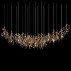White Calla Cascade Chandelier