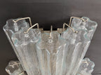 Murano Wall Lamp | 18 Clear Prism Glass | Set of 2