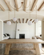 Alabaster Globe Swag Pendants Indoor Lighting with Brass/Black Chain in adjustable