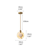 Postmodern LED Spanish Marble Chandelier Lamp in Brass for staircase by Bling Lighting Studio