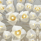 Postmodern Ceramic Branch Chandelier