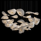 White Disc Flight Chandelier