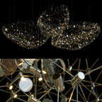 Black Gold Constellation Chandelier