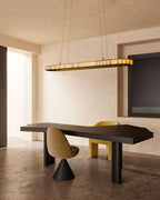Ring Alabaster Oval Chandelier for Kitchen Island by Bling Lighting Studio