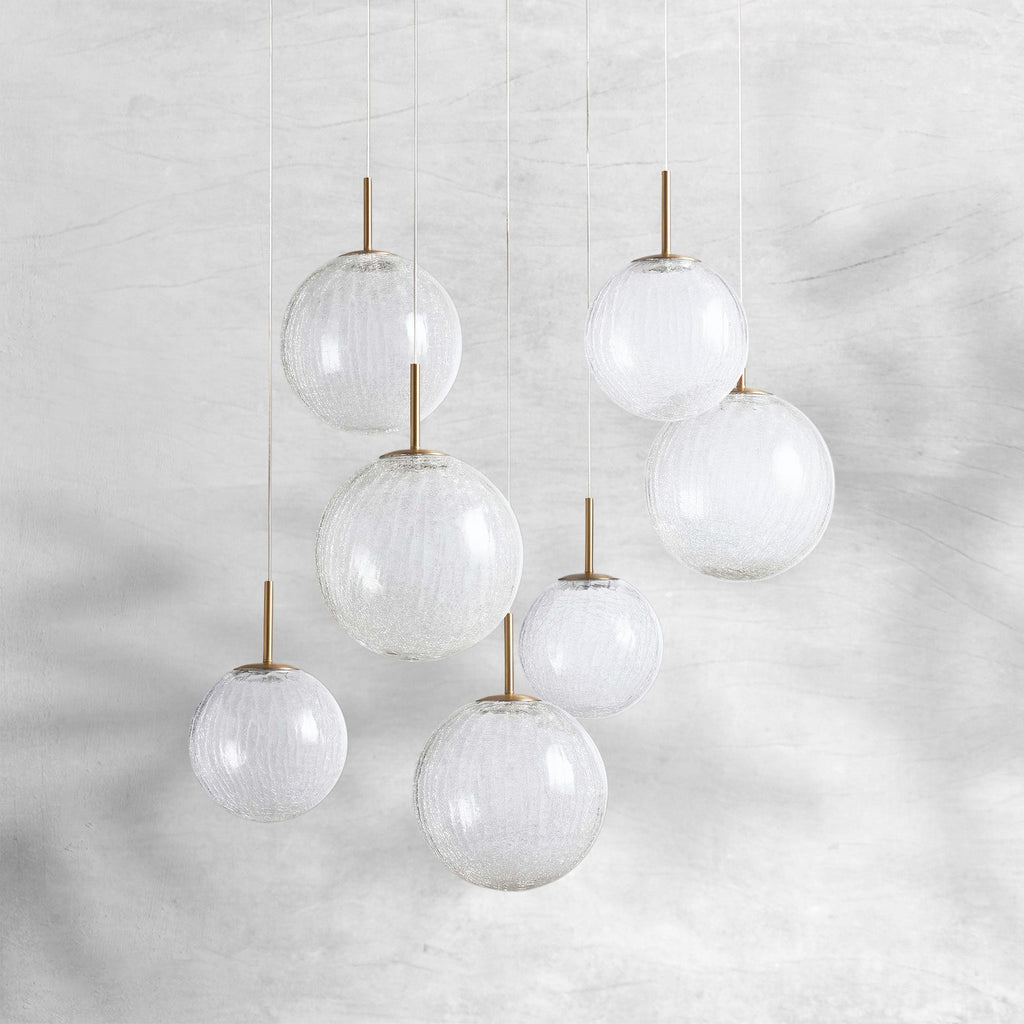 Contemporary Casen Glass Round Chandelier 20"28"34"43" product image