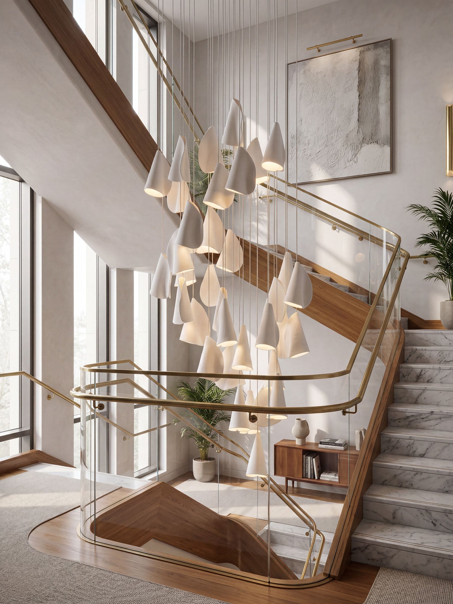 Rivella Cascade Fringe Chandelier