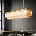 Windsor Linear Alabaster Dining Chandelier additional product view